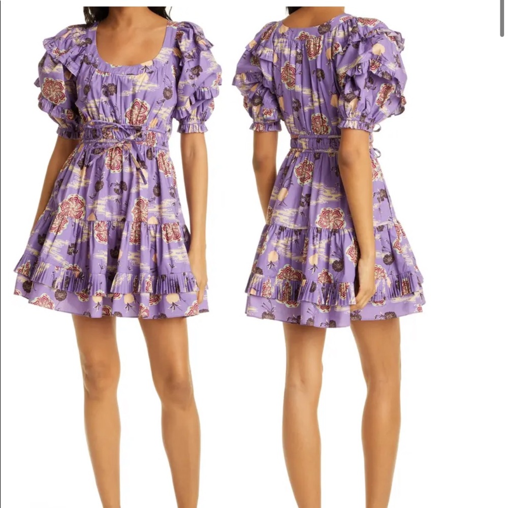 ULLA JOHNSON Naomi Floral Cotton Dress - NWT size 10